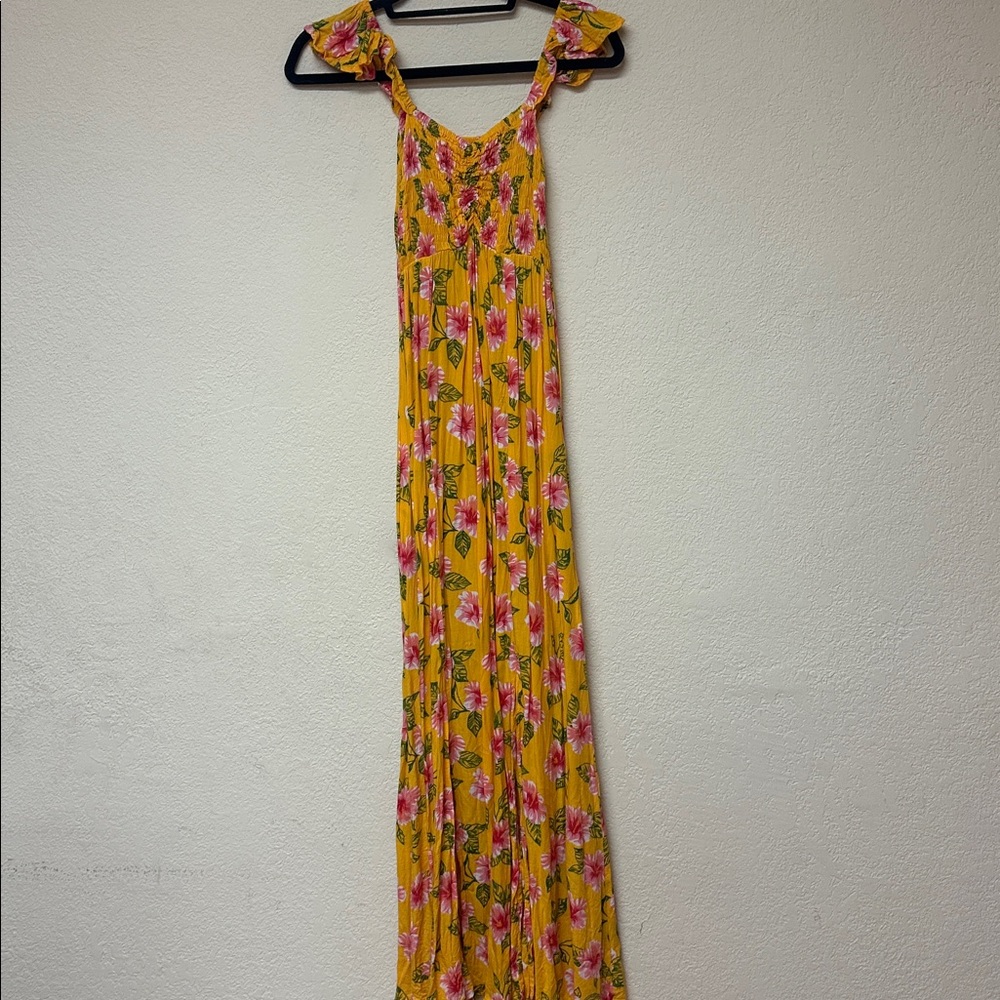 Tiare Hawaii womans Floral Off-Shoulder Maxi Dress size M/L - Picture 2 of 4